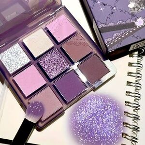 🆕 Smokey Purple & Gray 9-Color Eyeshadow Palette - Stunning Eyes‼️